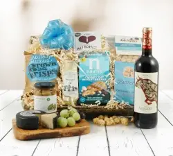 Premium Gluten-Free Hamper | with Wine & Cheese