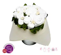 Flower Pail Classic White